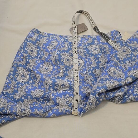 ALLYSON TAYLOR SILK CROPPED PANTS SIZE 8 - Picture 4 of 7